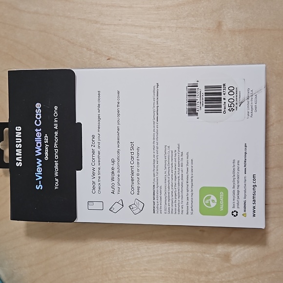 Samsung S-View Wallet Case - Picture 2 of 2